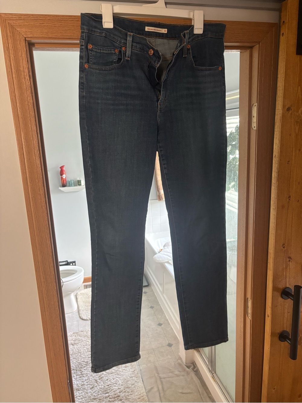 Women's Levi’s High Rise Straight-Leg Jeans